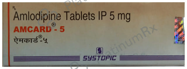 Amcard 5mg Tablet 7s