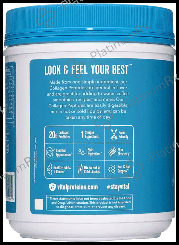Vital Proteins Collagen Peptides Powder - For Skin, Hair, Nail & Joint Support 567 gm