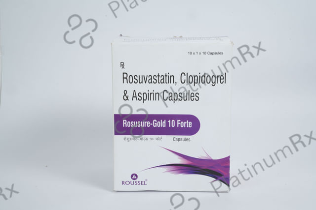 Rosusure Gold Forte 150/10/75mg Capsule 10s