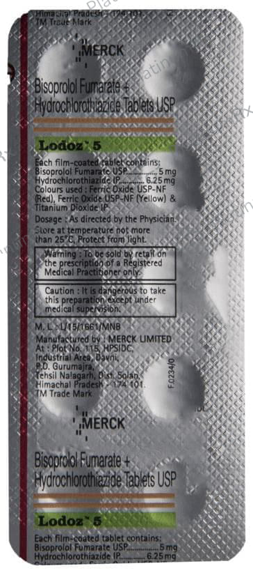 Lodoz 5/6.25mg Tablet 10s