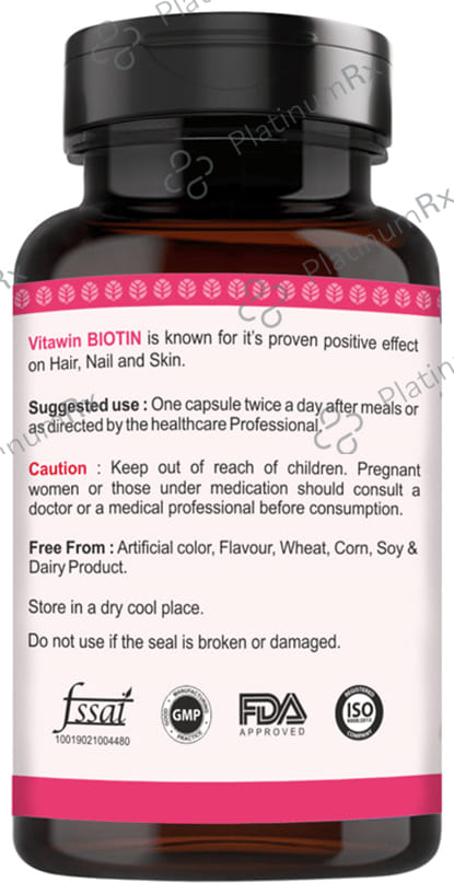 Vitawin Biotin Vegetarian Capsule