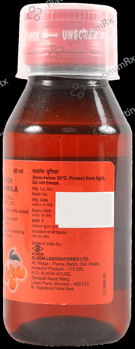 Alkof Junior Syrup 60 Syrup