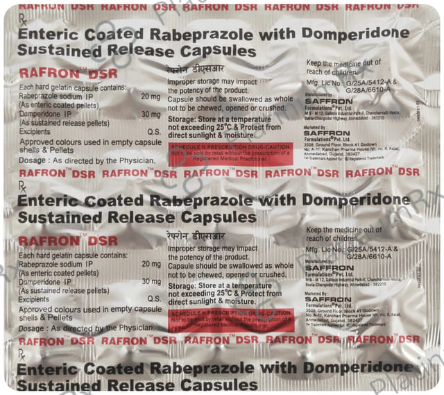 Rafron DSR 20/30mg Capsule 15s
