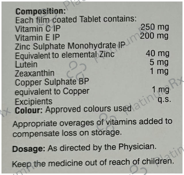 Eyetamin AR II Tablet 10s