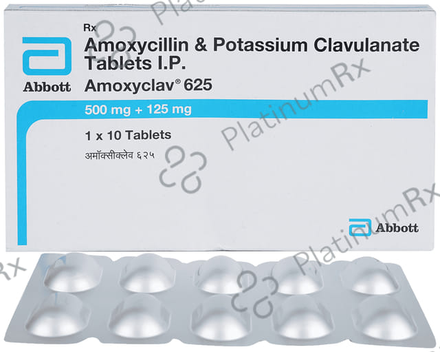 Amoxyclav 625mg Tablet 10s