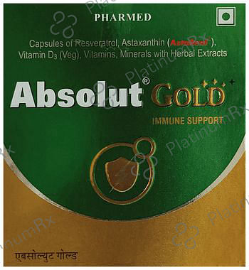 Absolut Gold Capsule 10s