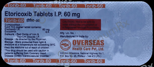 Torib 60mg Tablet 10s