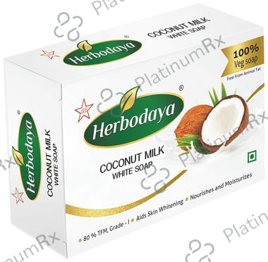 Herbodaya Coconut Milk White Soap (125gm Each)