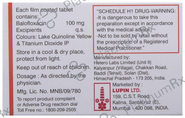 B Cin 100mg Tablet 10s