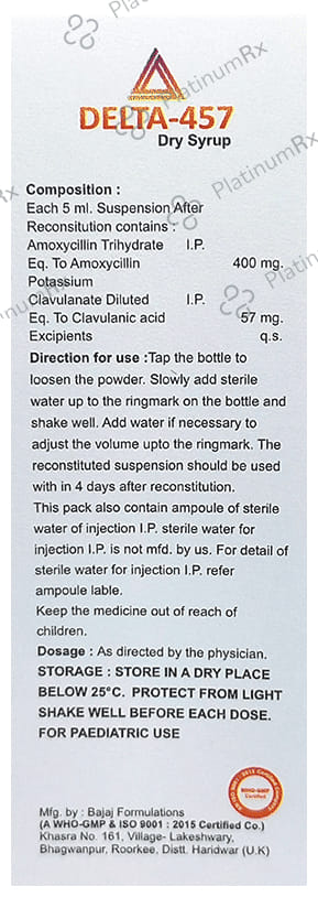 Delta 457 Dry Syrup Orange