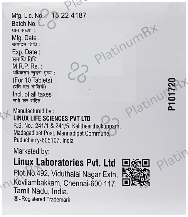 Carniglo 500mg Tablet 10s