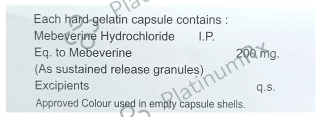 Mebedic 200mg Capsule SR 10s