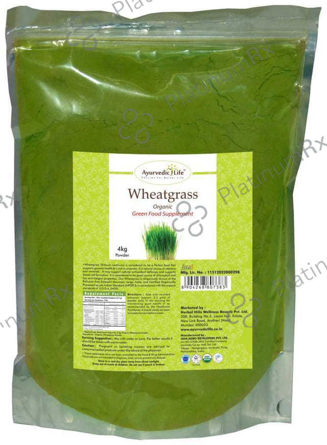 Ayurvedic Life Wheatgrass Powder 4 kg