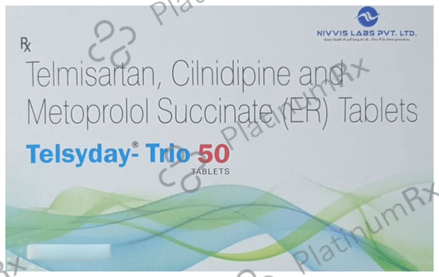 Telsyday Trio 50 Tablet ER 10s