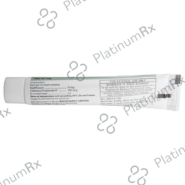 Nadoxin C 500mcg/10mg Cream 10gm
