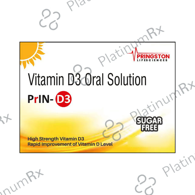 Prin-D3 Oral Solution (5ml Each) Sugar Free