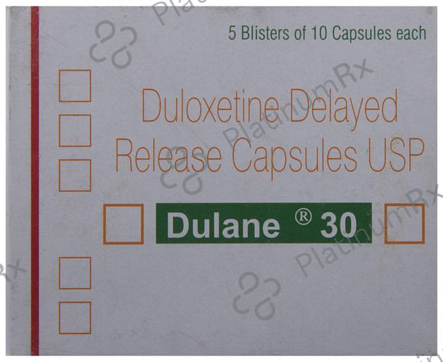 Dulane 30mg Capsule 10s
