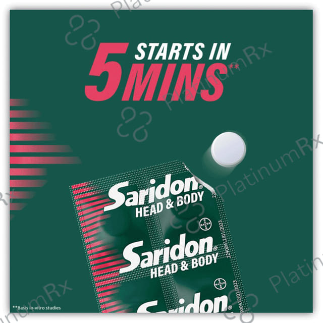 Saridon Head & Body Tablet 10s