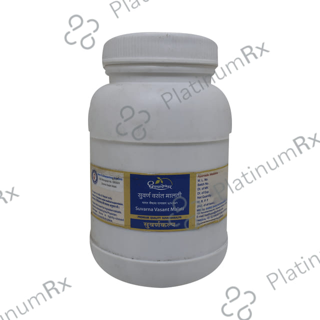 Dhootapapeshwar Svarna Vasant Malati Premium Quality Suvarnakalpa Tablet