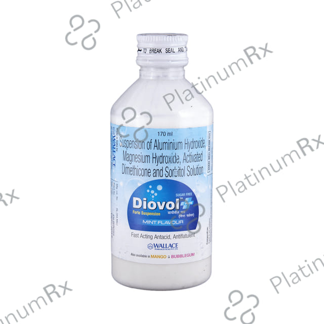 Diovol Plus Forte Mint Flavour Suspension 170ml
