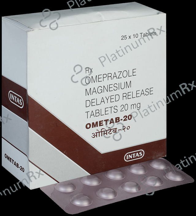 Ometab 20mg Tablet DR 10s