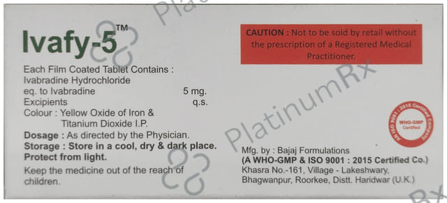 Ivafy 5mg Tablet 10s