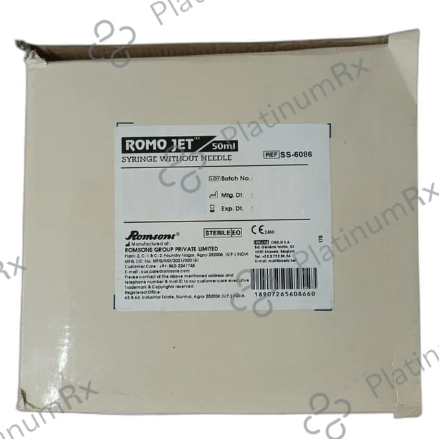 Romsons Romo Jet Syringe Without Needle 50ml