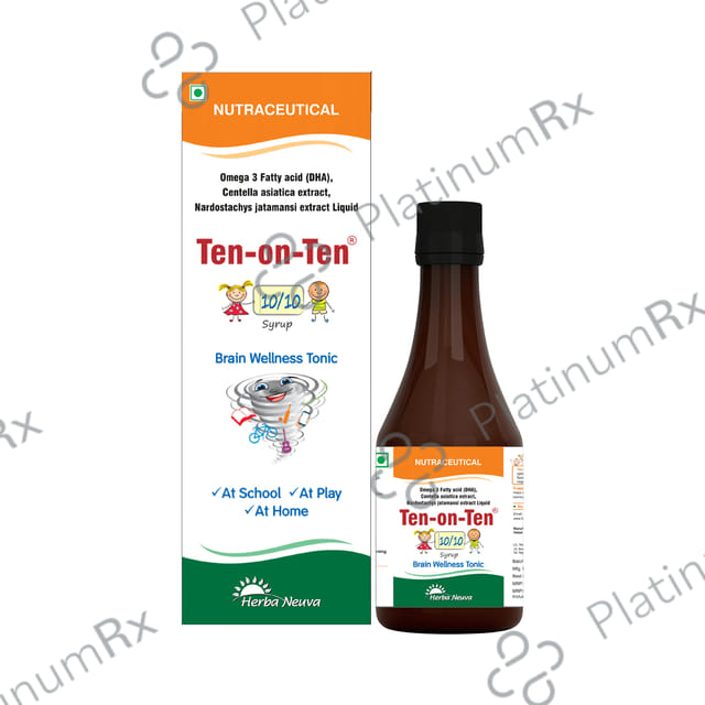 Herba Neuva Ten-on-Ten 10/10 Syrup Sweet Orange