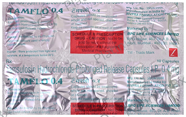 Tamflo 0.4mg Capsule PR 10s