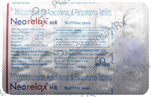 Neorelax MR 100/325/4mg Tablet 10s