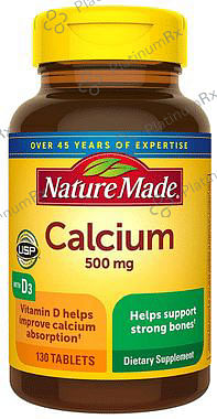 Nature Made Calcium 500mg Tablet