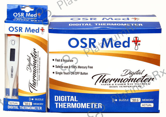 Osr Medplus Digital Thermometer White