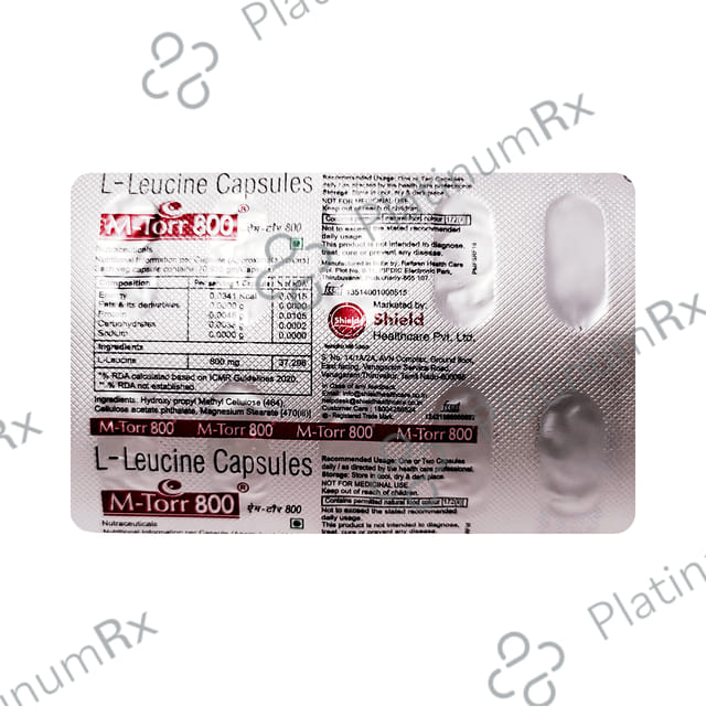 M Torr 800mg Capsule 10s