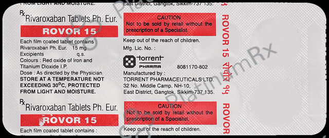 Rovor 15mg Tablet 10s