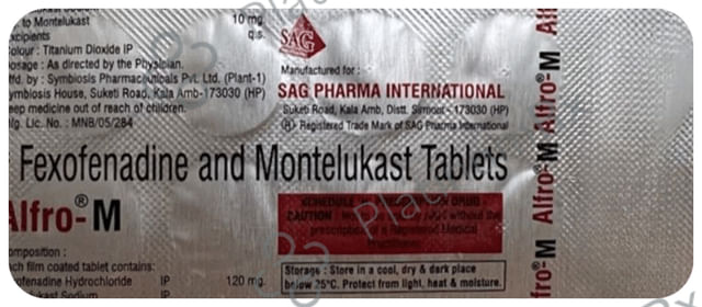 Alfro M 120/10mg Tablet 10s