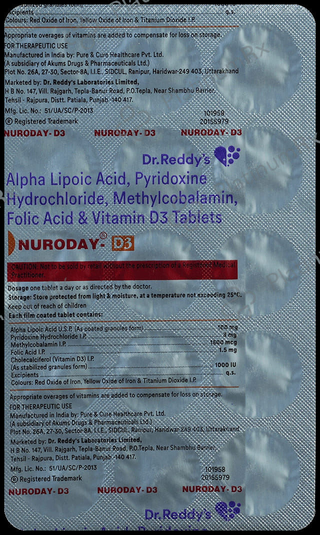 Nuroday D3 Tablet 15s