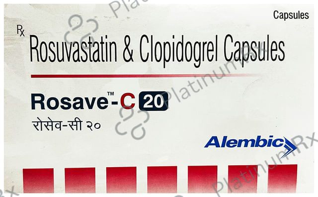 Rosave C 20/75mg Capsule 10s