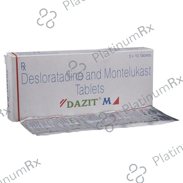 Dazit M 5/10mg Tablet 10s