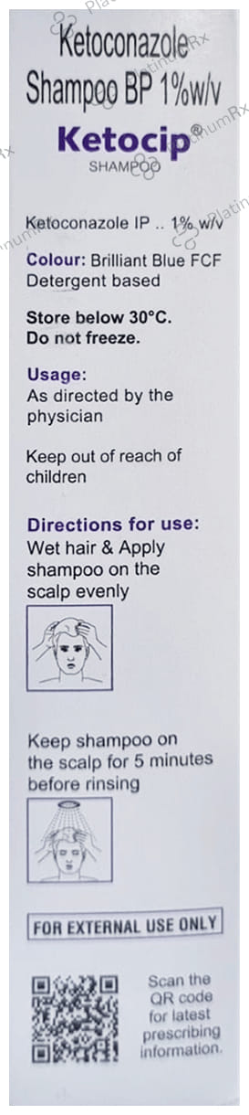 Ketocip 1% Shampoo 100ml