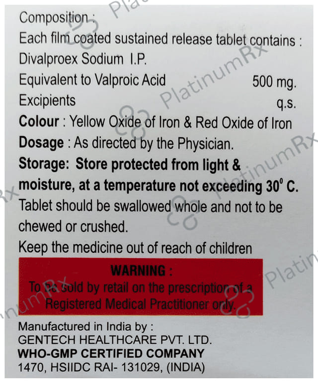 Dismall 500 Tablet SR