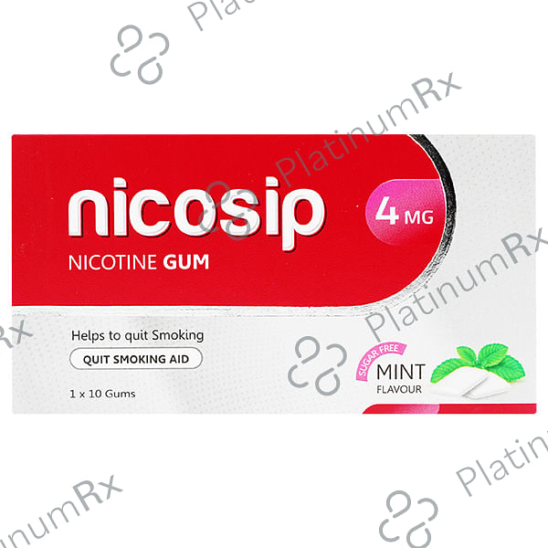 Nicosip 4mg Gum 10s