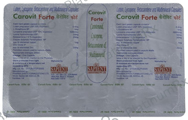 Carovit Forte Capsule 10s