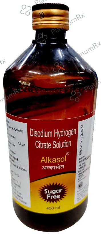 Alkasol 1.4gm Oral Solution Sugar Free 450ml