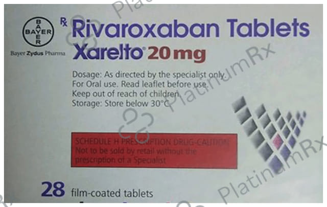 Xarelto 20mg Tablet 28s