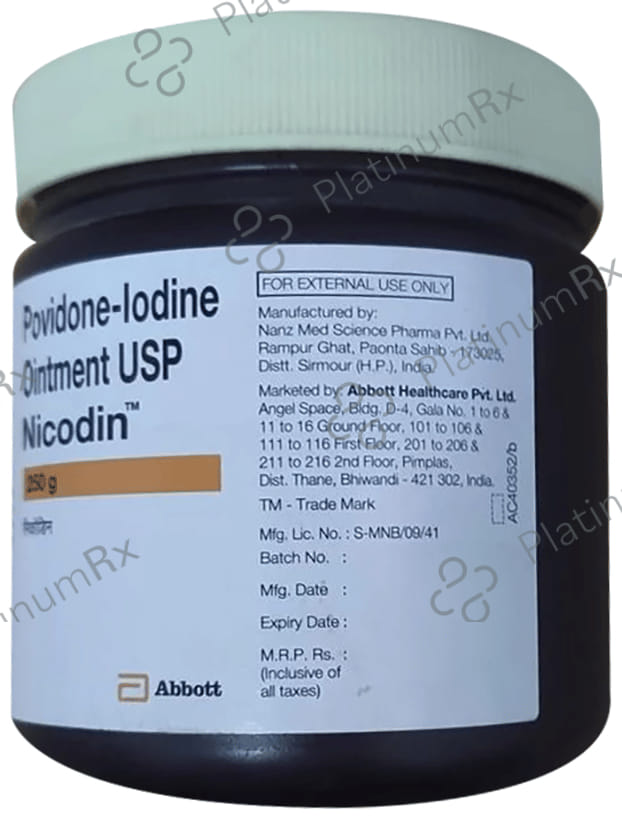 Nicodin 5% Ointment 250gm