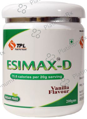 Stpl Esimax-D Powder Vanilla Sugar Free