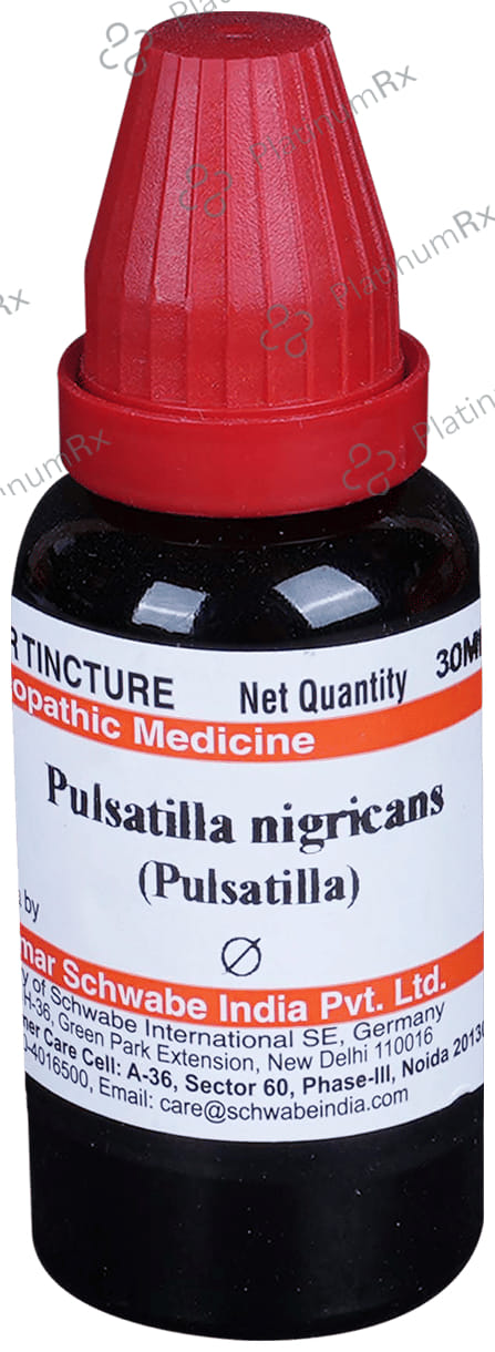 Dr Willmar Schwabe India Pulsatilla Nigricans Mother Tincture Q
