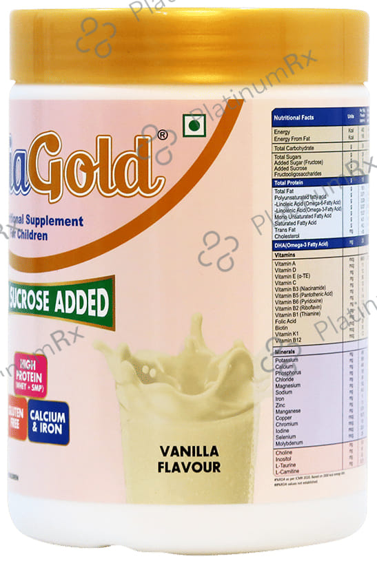 PediaGold with Protein Vanilla Flavour Powder 400gm