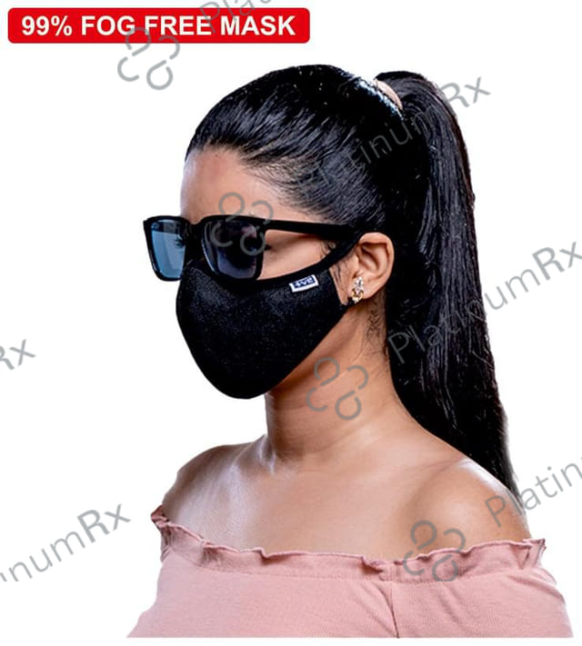 Posi+ve N99 Face Mask Jet Black 5 masks