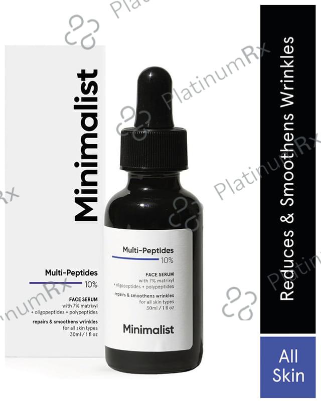 Minimalist 10% Multi Peptide Face Serum Wrinkles 30ml
